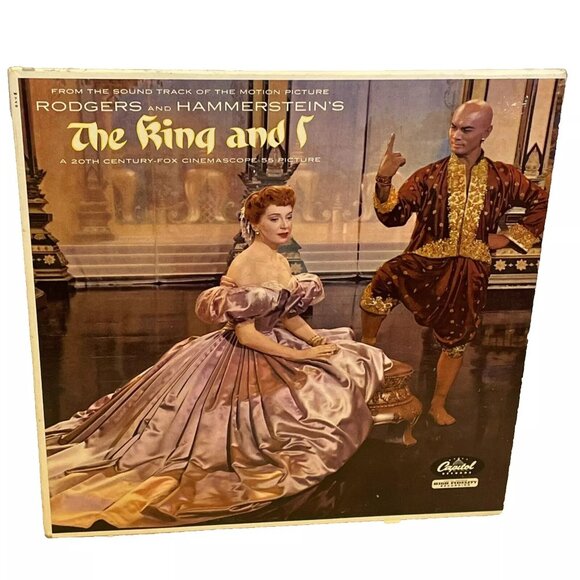 Rodgers And Hammerstein The King And I (Vinyl, 1956) Capitol W-740 VG LP Record - Picture 1 of 10